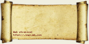 Jovana Cvijanović vizit kartica